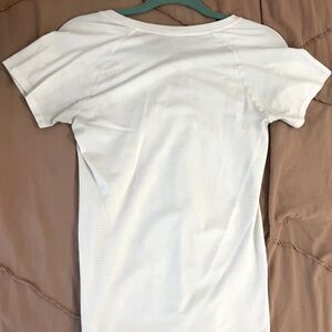 White athletic shirt